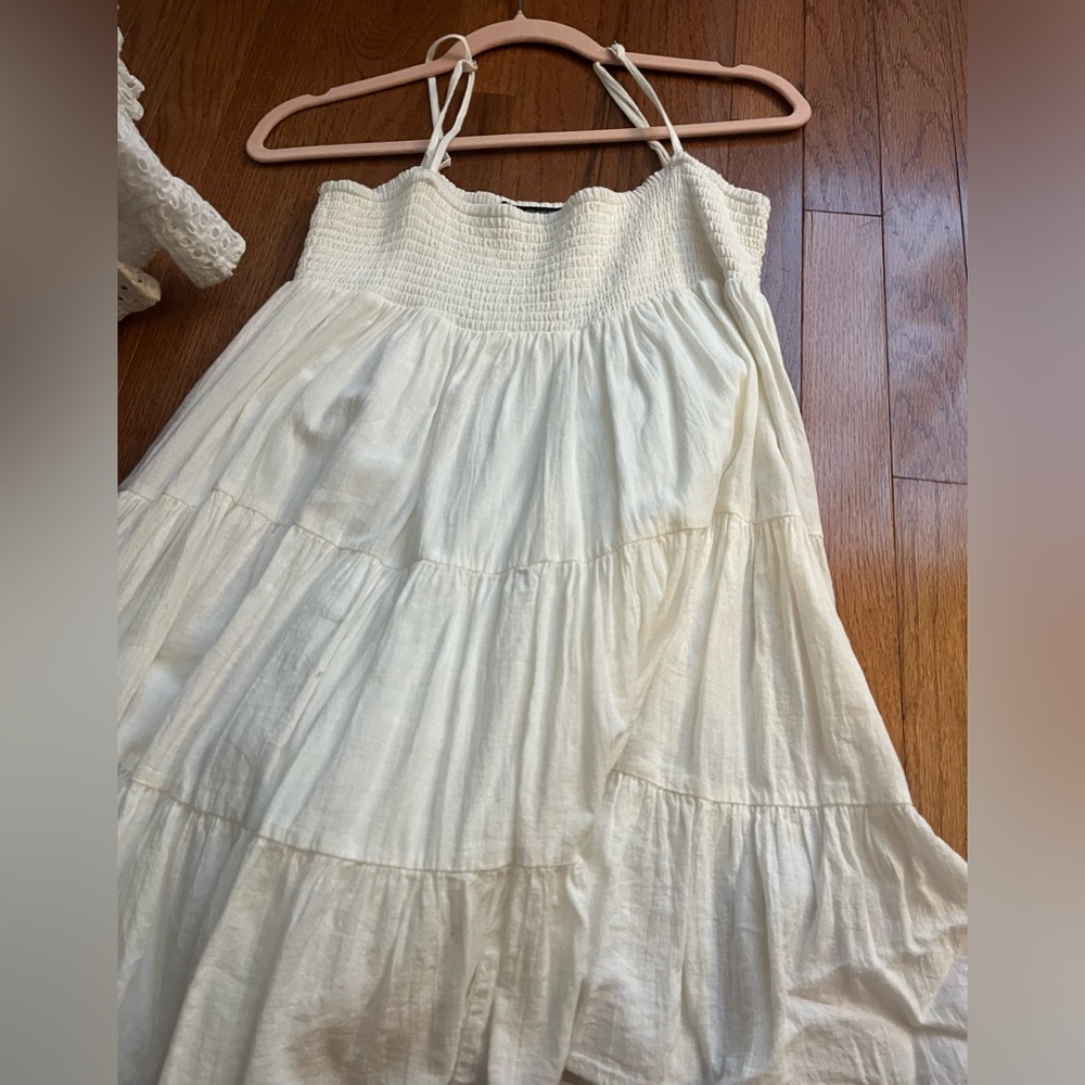 White Zara Dress US XS